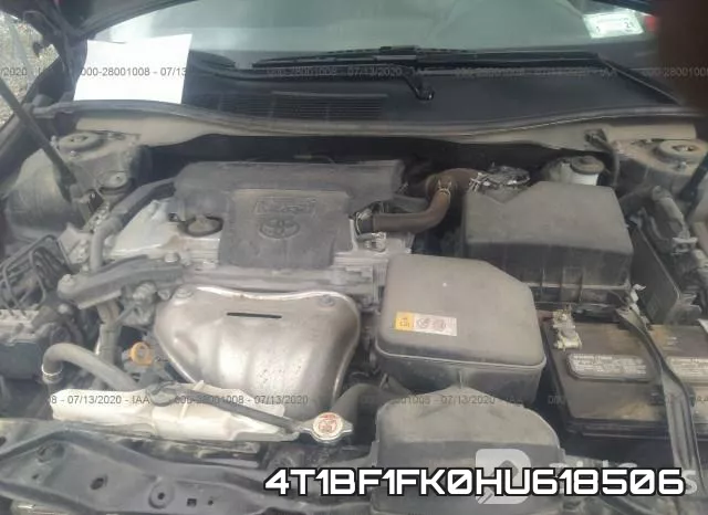 4T1BF1FK0HU618506 фото 2