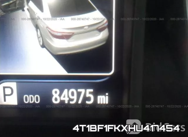 4T1BF1FKXHU417454 фото 8