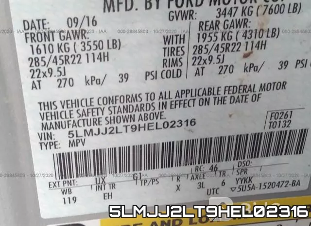 5LMJJ2LT9HEL02316 фото 10