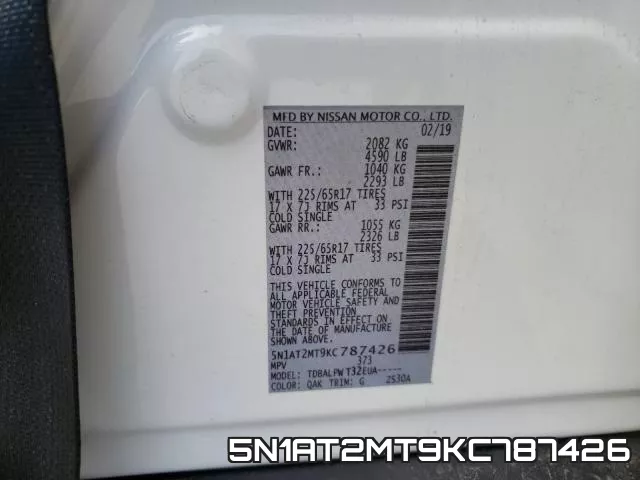 5N1AT2MT9KC787426 фото 2
