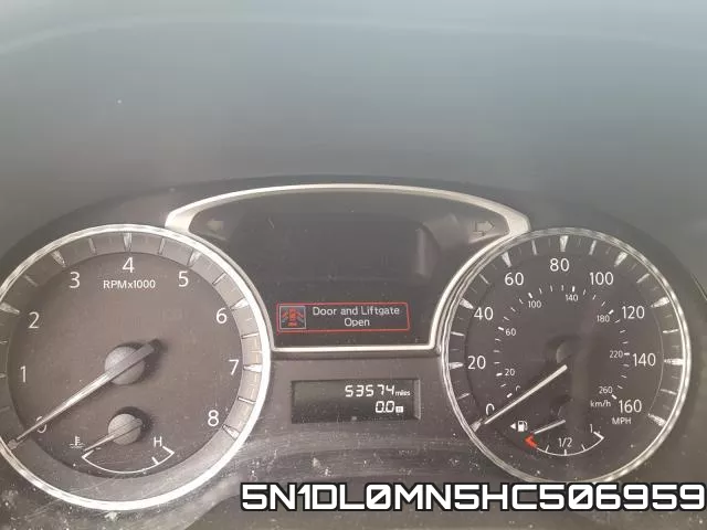 5N1DL0MN5HC506959 фото 9