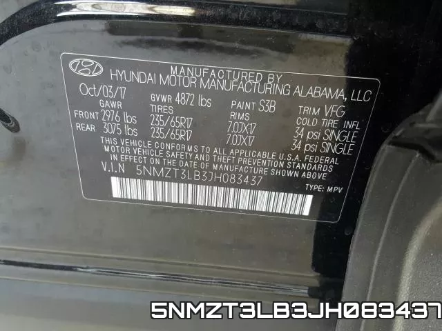 5NMZT3LB3JH083437 фото 2