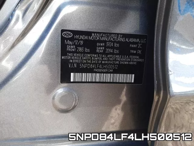 5NPD84LF4LH500512 фото 2