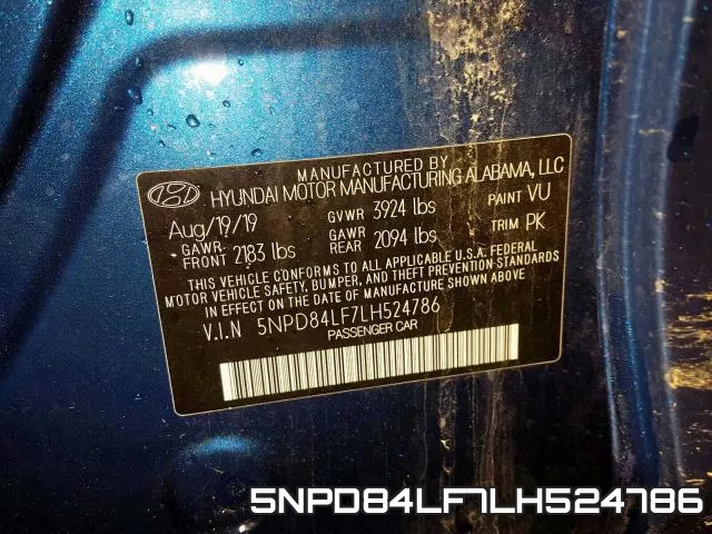 5NPD84LF7LH524786 фото 2