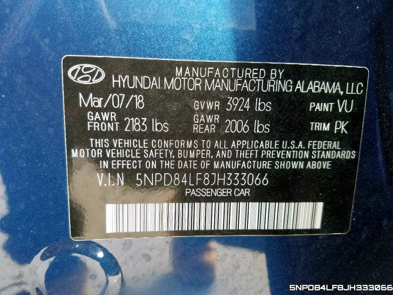 5NPD84LF8JH333066 фото 2