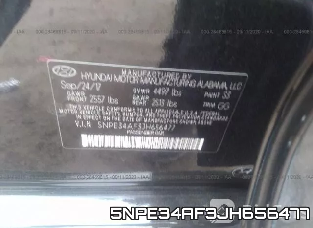 5NPE34AF3JH656477 фото 10