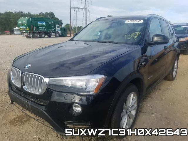 5UXWZ7C31H0X42643 фото 3