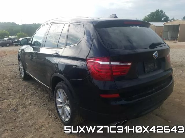 5UXWZ7C31H0X42643 фото 4