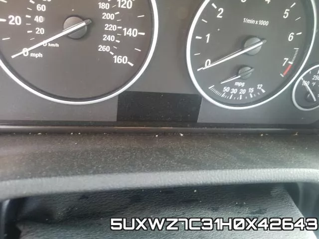 5UXWZ7C31H0X42643 фото 9
