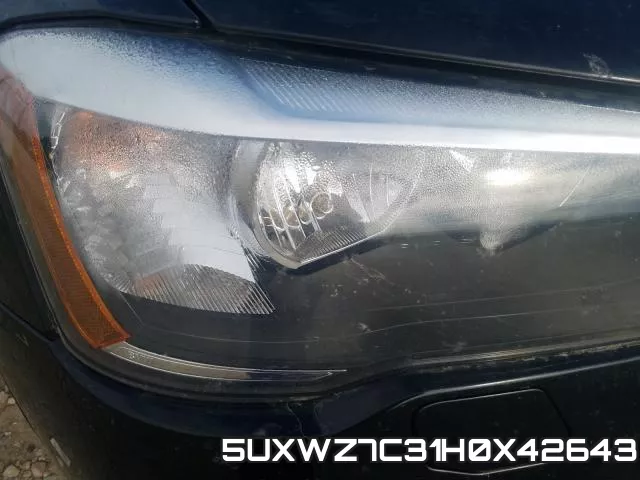 5UXWZ7C31H0X42643 фото 10