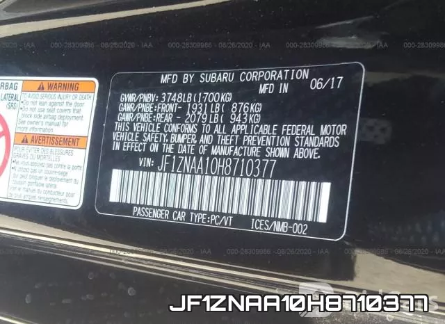 JF1ZNAA10H8710377 фото 10