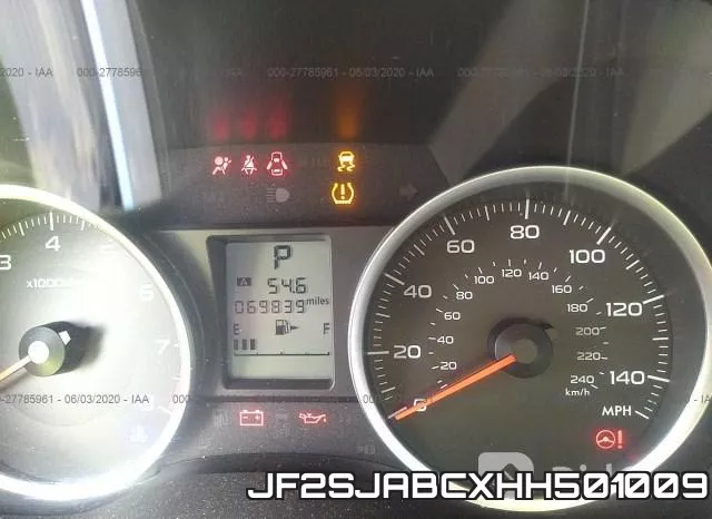 JF2SJABCXHH501009 фото 8