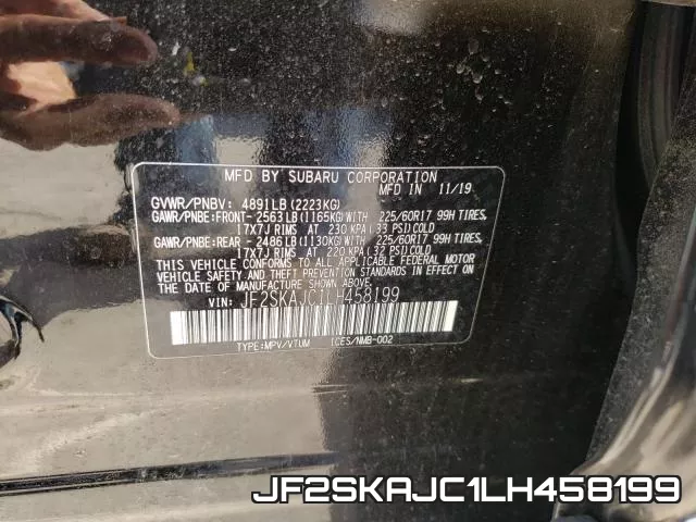 JF2SKAJC1LH458199 фото 2