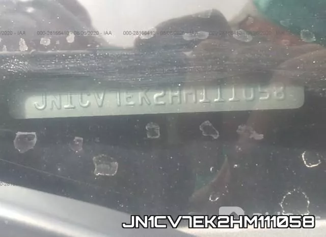 JN1CV7EK2HM111058 фото 10