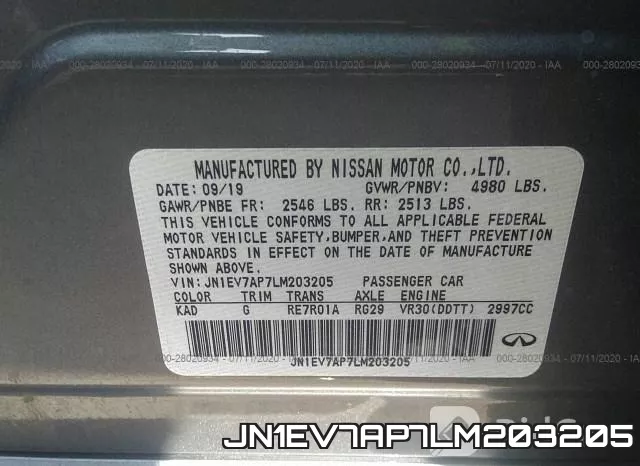 JN1EV7AP7LM203205 фото 10
