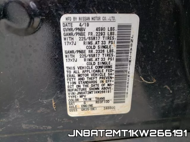 JN8AT2MT1KW266191 фото 2