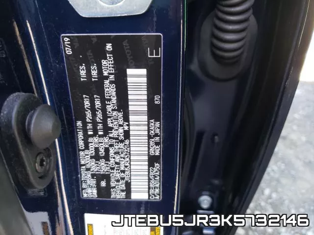 JTEBU5JR3K5732146 фото 2