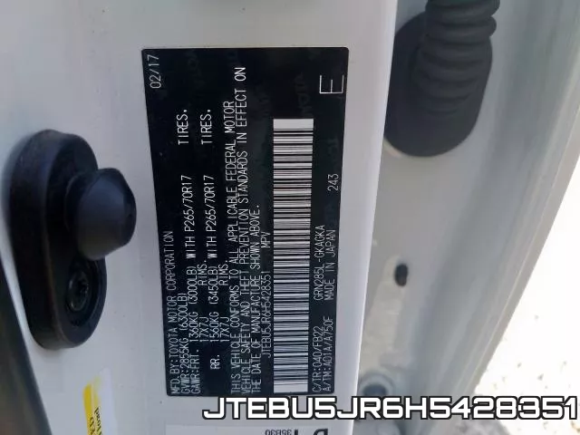 JTEBU5JR6H5428351 фото 2
