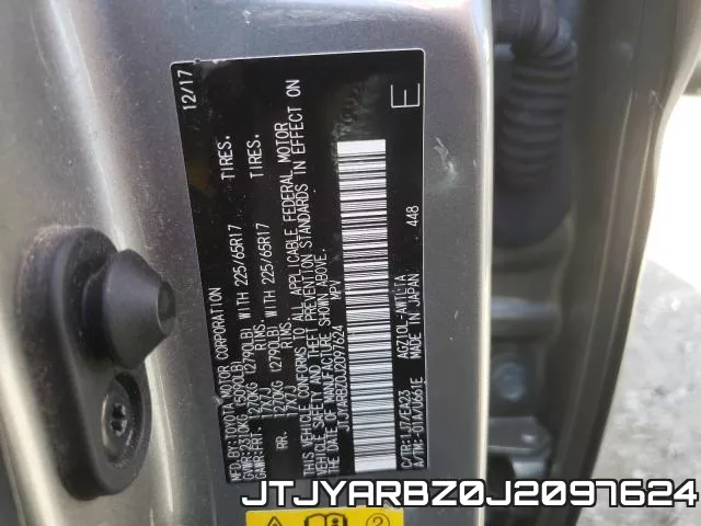 JTJYARBZ0J2097624 фото 2