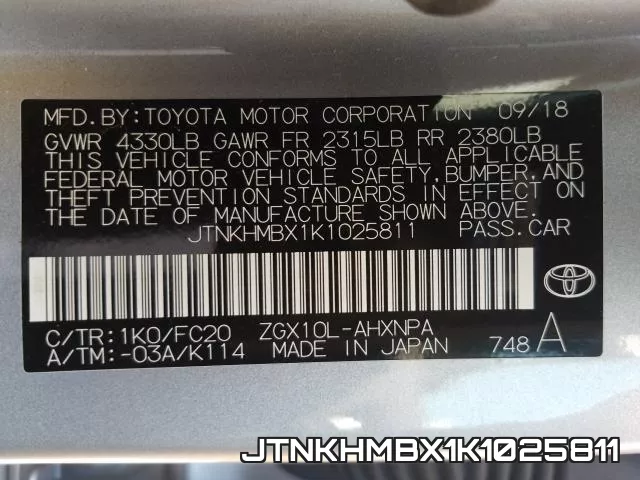 JTNKHMBX1K1025811 фото 2