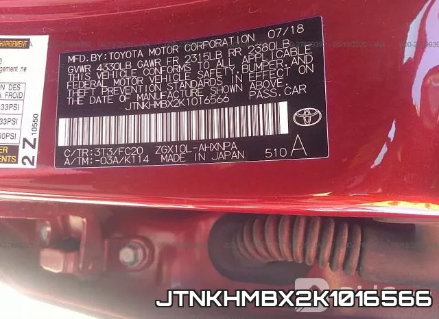 JTNKHMBX2K1016566 фото 10