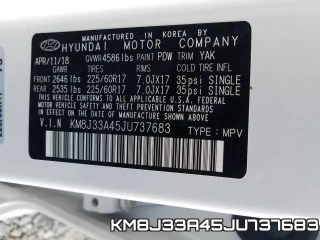 KM8J33A45JU737683 фото 2