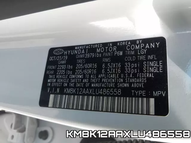 KM8K12AAXLU486558 фото 2