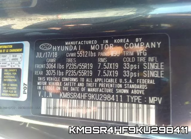 KM8SR4HF9KU298411 фото 10