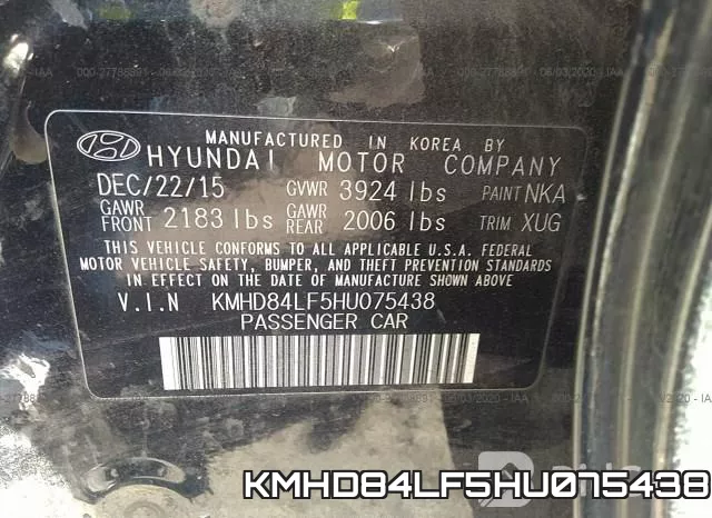 KMHD84LF5HU075438 фото 10