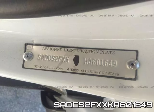 SADCS2FXXKA601649 фото 10