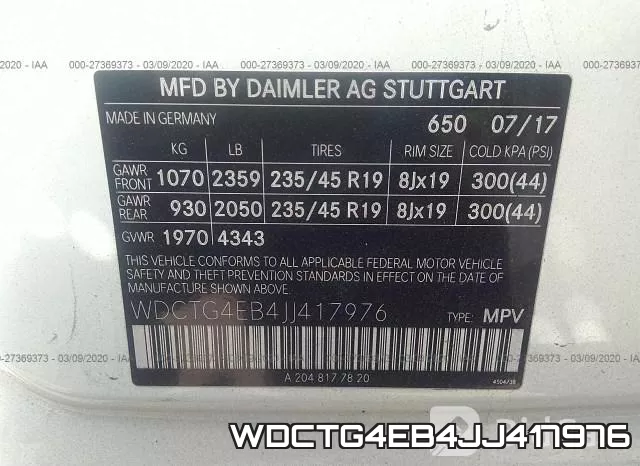 WDCTG4EB4JJ417976 фото 10