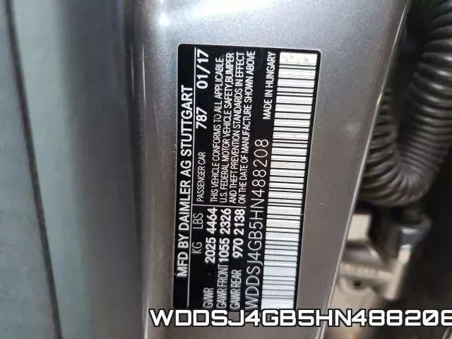WDDSJ4GB5HN488208 фото 2