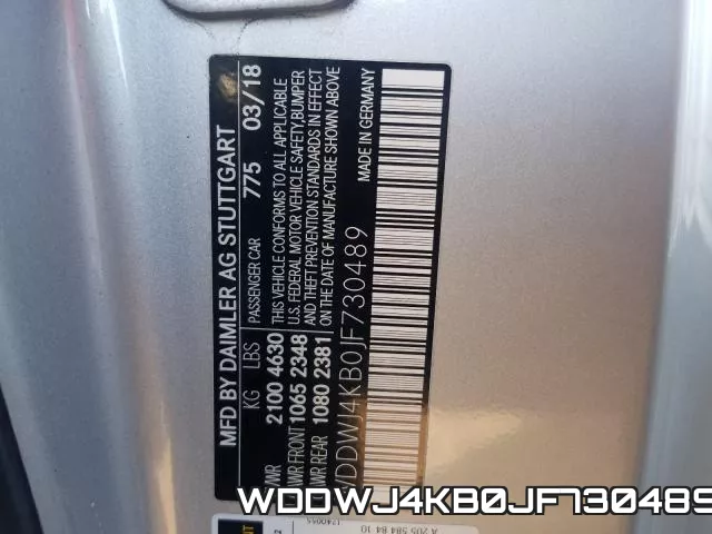 WDDWJ4KB0JF730489 фото 2