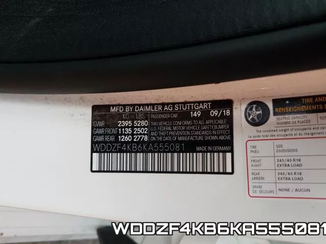 WDDZF4KB6KA555081 фото 2