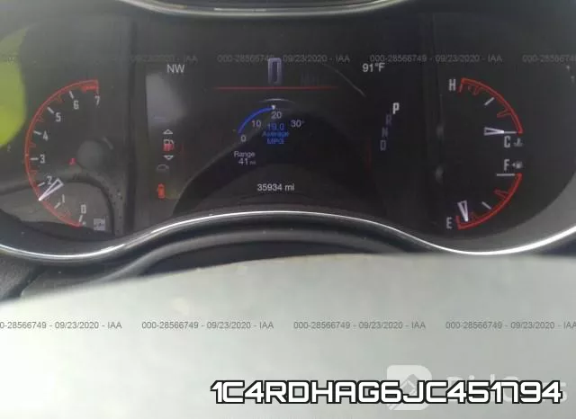 1C4RDHAG6JC451794 фото 8