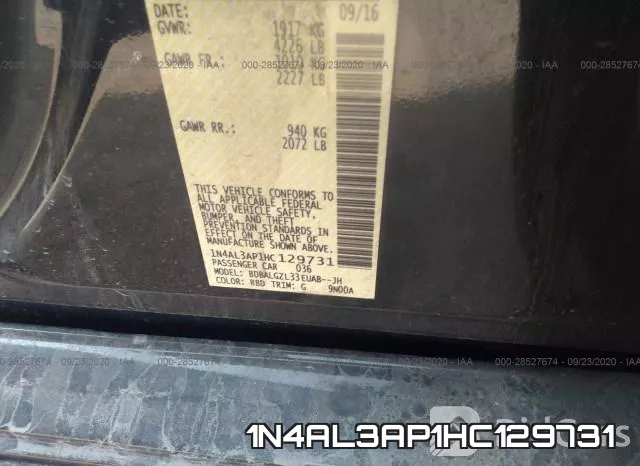 1N4AL3AP1HC129731 фото 9