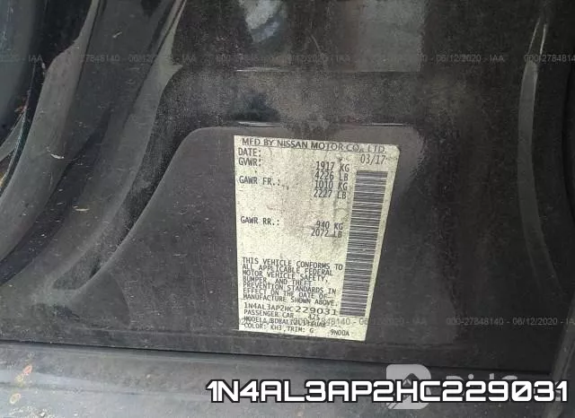 1N4AL3AP2HC229031 фото 10