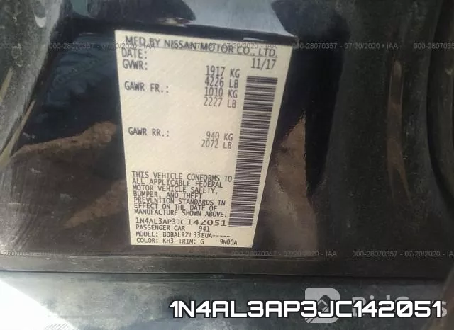 1N4AL3AP3JC142051 фото 10