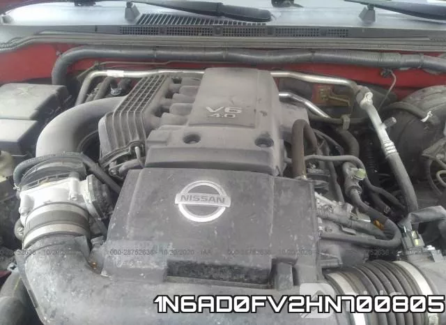 1N6AD0FV2HN700805 фото 2
