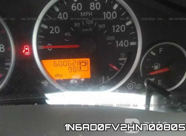 1N6AD0FV2HN700805 фото 8