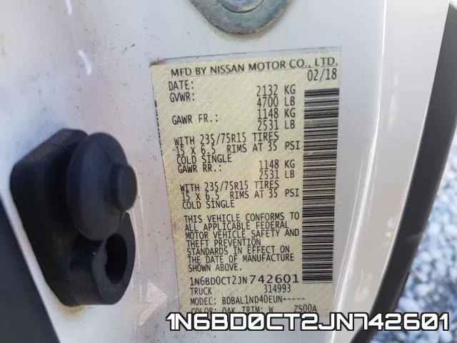 1N6BD0CT2JN742601 фото 2