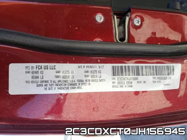 2C3CDXCT0JH156945 фото 2
