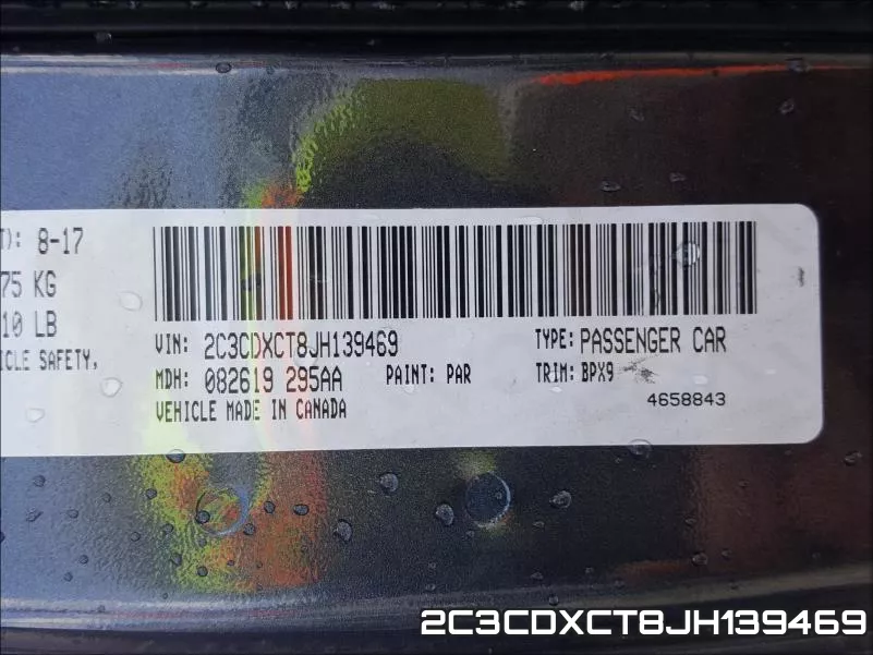 2C3CDXCT8JH139469 фото 2
