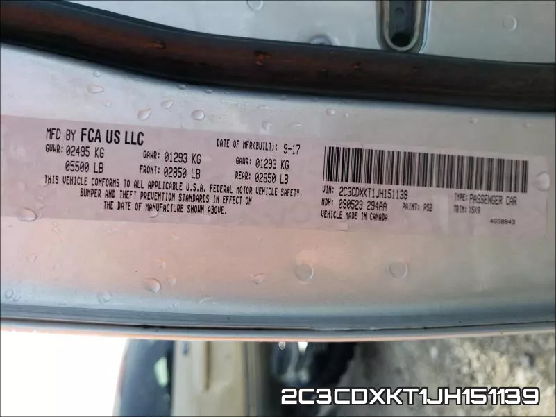 2C3CDXKT1JH151139 фото 2