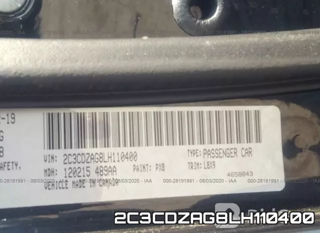 2C3CDZAG8LH110400 фото 10