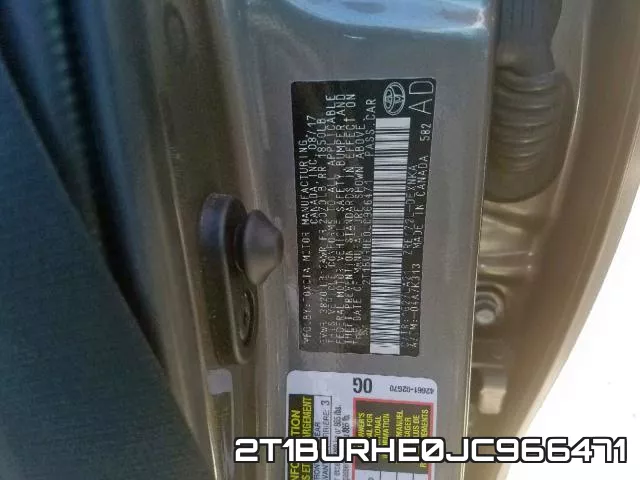 2T1BURHE0JC966471 фото 2