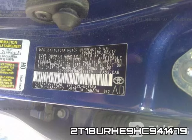 2T1BURHE9HC941479 фото 9