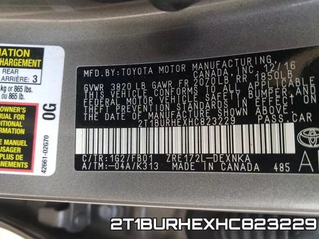 2T1BURHEXHC823229 фото 2