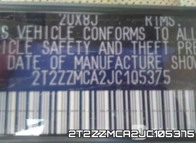 2T2ZZMCA2JC105375 фото 10
