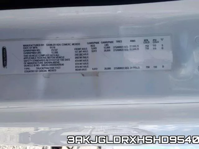 3AKJGLDRXHSHD9540 фото 2